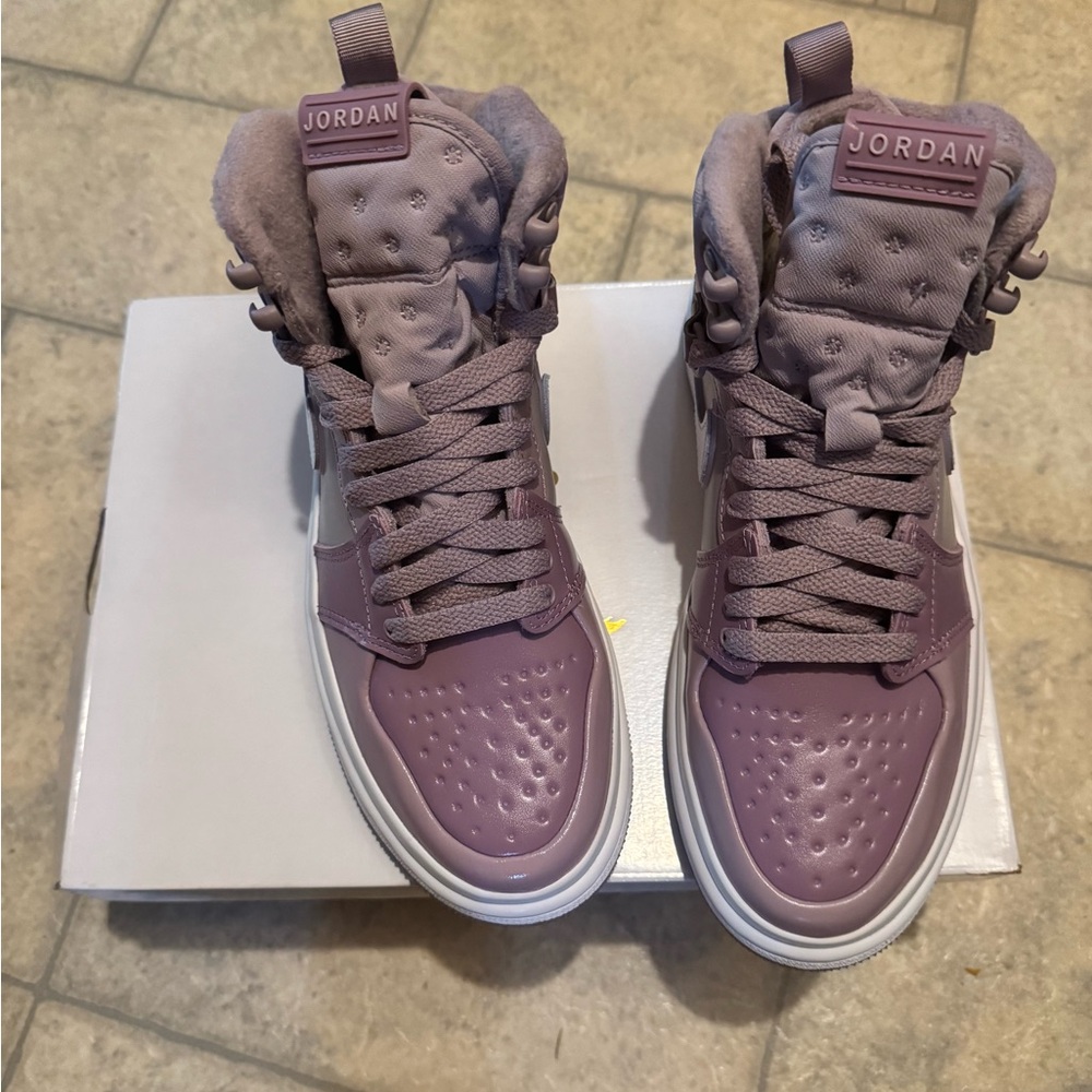 Jordan Women's Lavender High-Top Sneakers